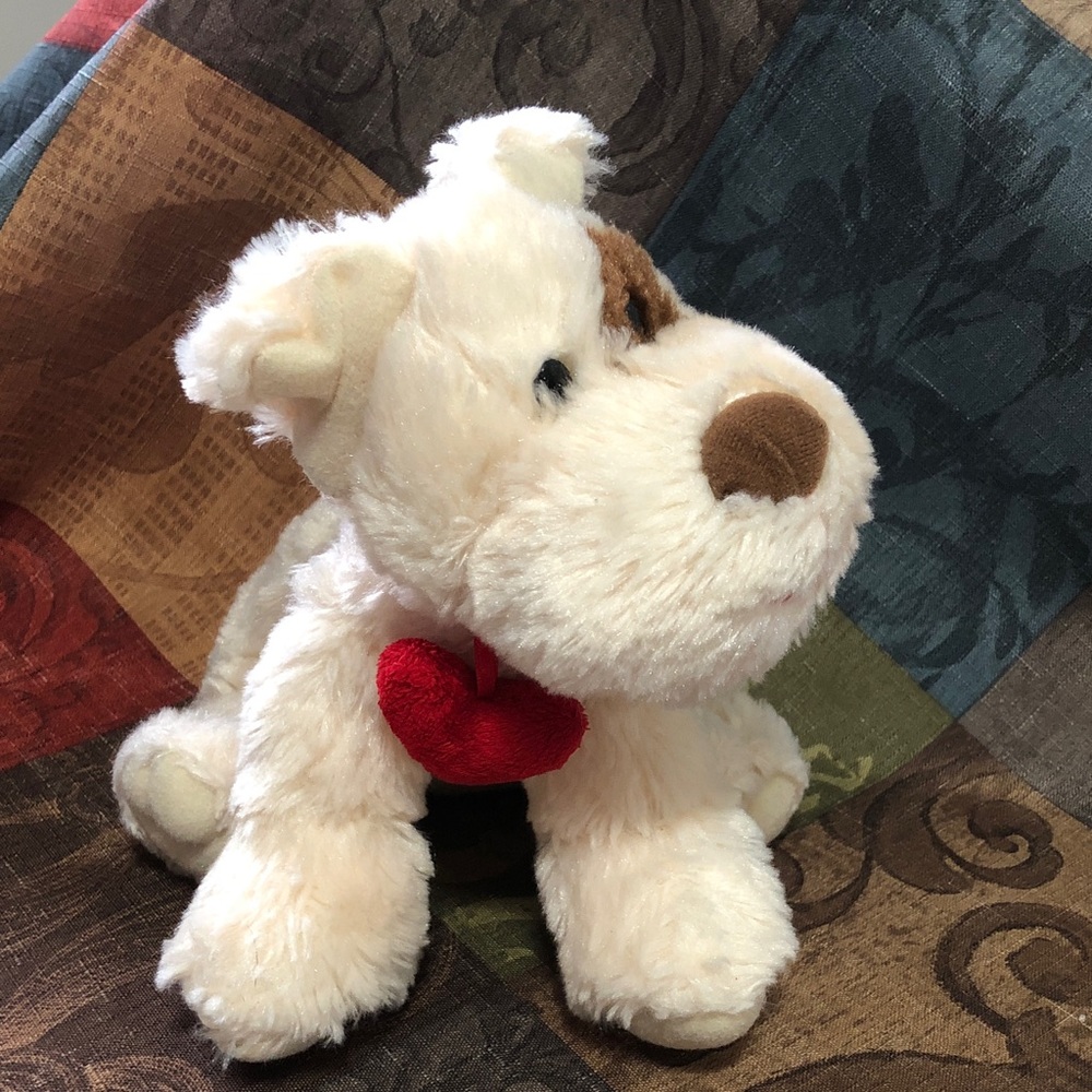 🛍️5/$20🛍️EUC Plush Puppy with Heart